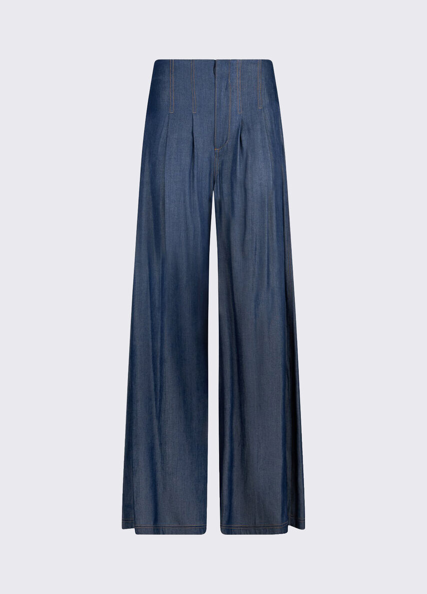 Calças jeans super flare