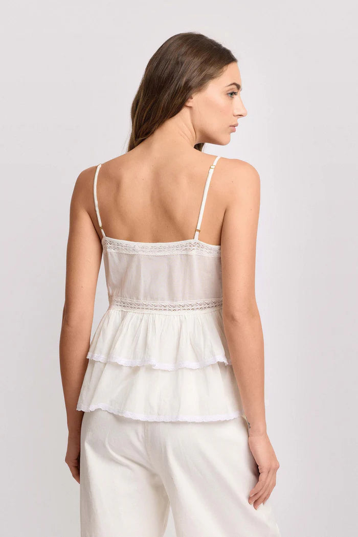 Top com efeito de camadas elegante - Top MARYLVETIA