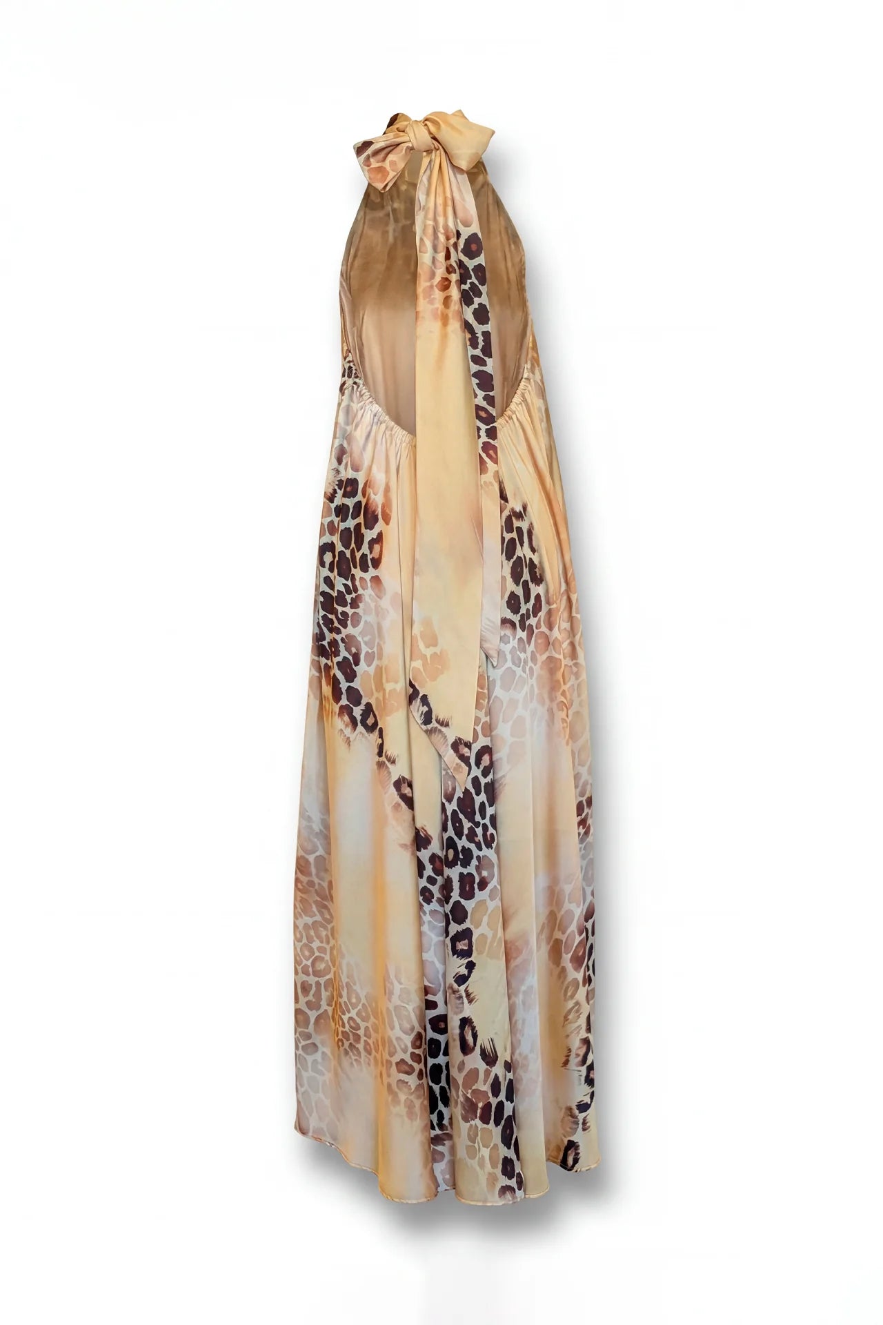 Vestido Halter Acetinado