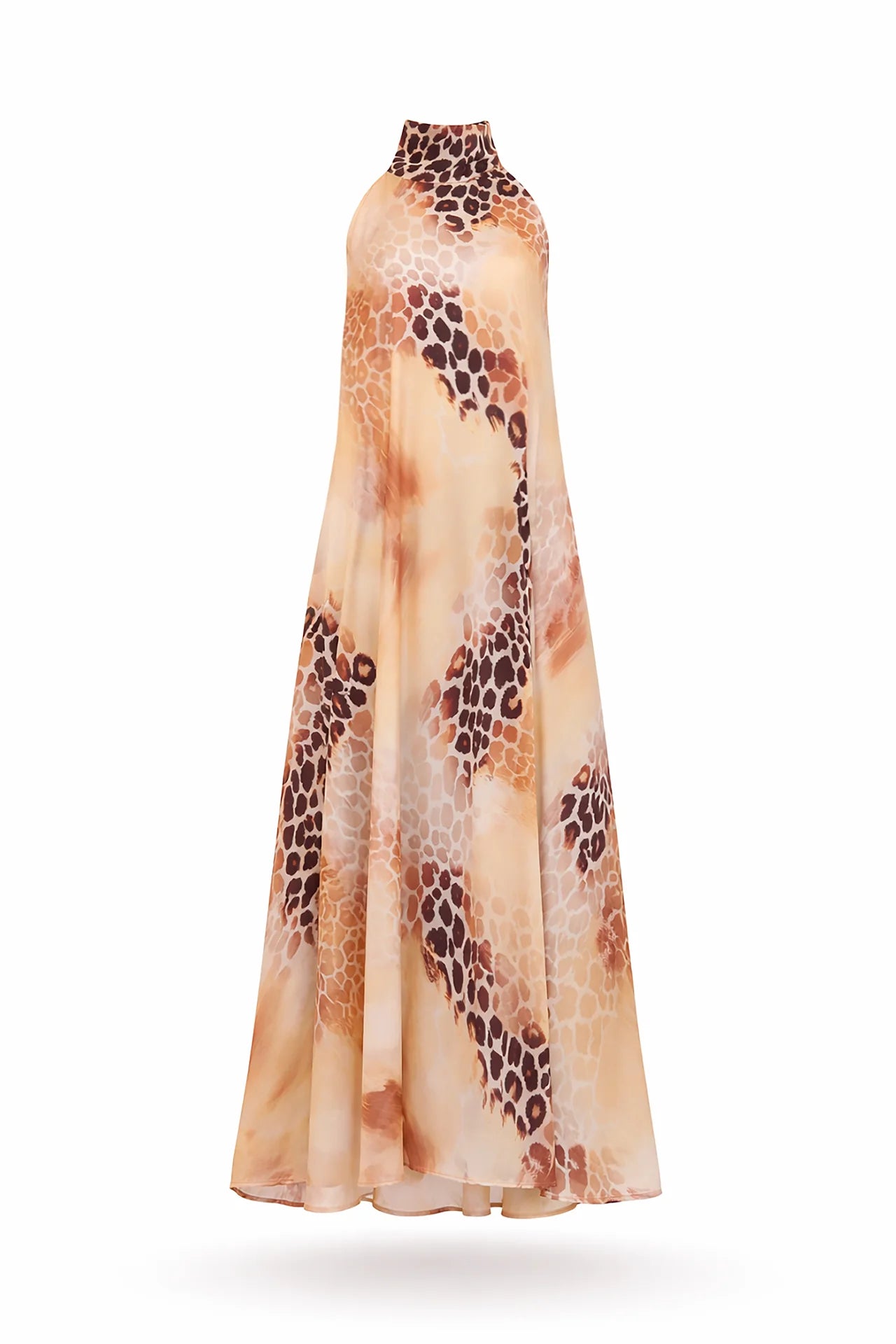 Vestido Halter Acetinado