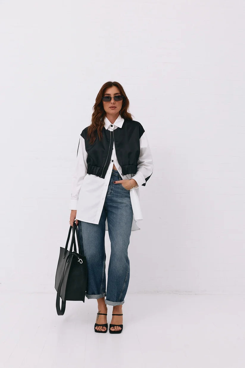 Bomber Black&White